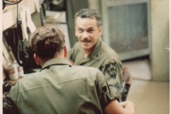 1980-07-4-P-1-on-DMZ-in-Korea-A-Btry-1-38-FA-2nd-ID-SP4-C-and-another-in-FDC-Bunker