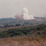 1979 155mm Howitzer 3/3rd FA Live Fire Demonstration for ROTC Cadets 3/3rd FA Artillery Landing