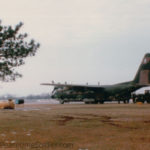 Loading into C-130 heading for 1980 Empire Glacier Fort Drum NY 194th Armored Brigade 3/3rd FA