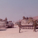 Fort Irwin Autumn Safari M109 155mm Howitzers